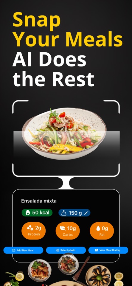 Snap your meals AI does the rest